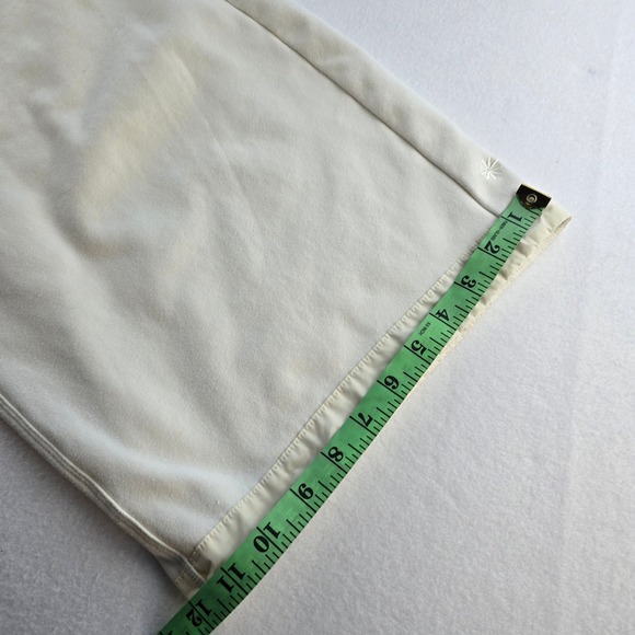 Athleta Women's Triumph Hybrid Wide‎ Crop Pants in Cream Ivory Style #533711 XL - Picture 13 of 13